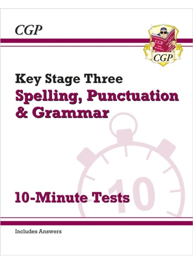 KS3 Spelling Punctuation and Grammar 10 Minute Tests includes answers - Paperback