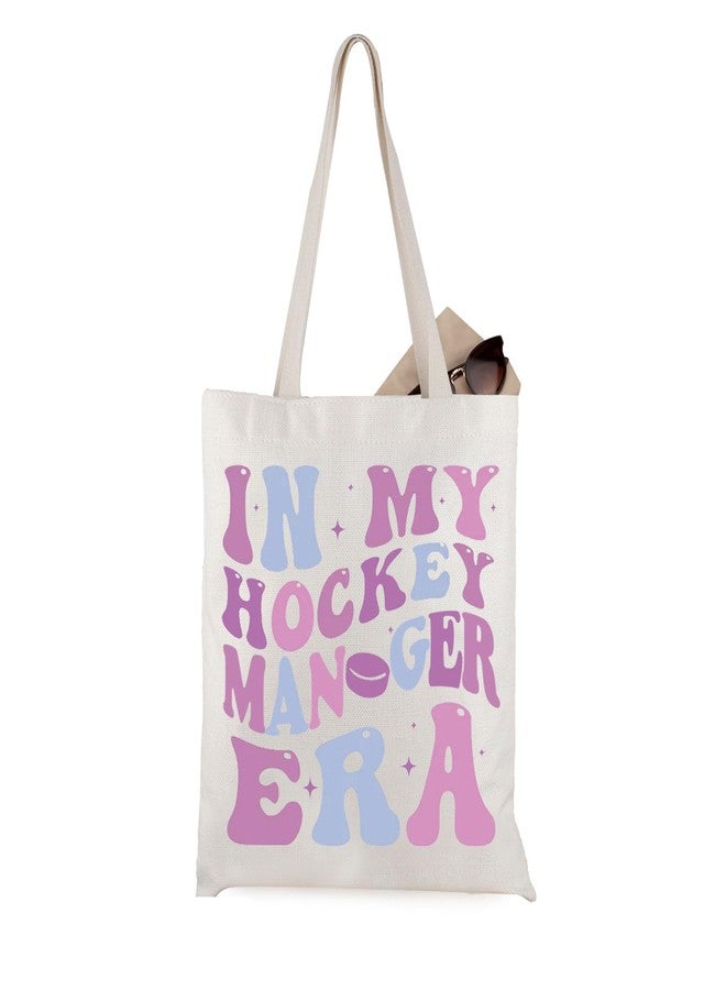 WCGXKO In My Hockey Manager Era Tote Bag Hockey Team Manager Gift (Hockey Manager Era Tote) - Image 1