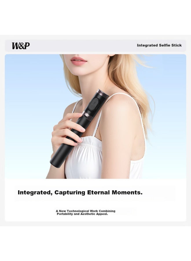WP W&P Selfie Stick Tripod With Stabilizer Gimbal 360° Rotation Multi-Functional Floor Stand Mobile Phone Holder Shooting Handheld Travel Artifact Portable Bluetooth Wp For Apple Xiaomi - Image 2