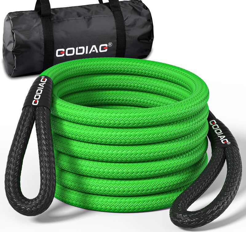 GODIAG 30 ft Kinetic Tow Rope with Storage Bag - Image 1