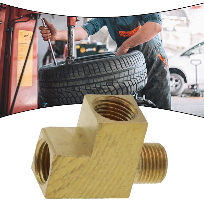 M10X1 T-Type Angle Adapter 1pc For Oil Pressure Sensor And Gauge Connection - Image 1