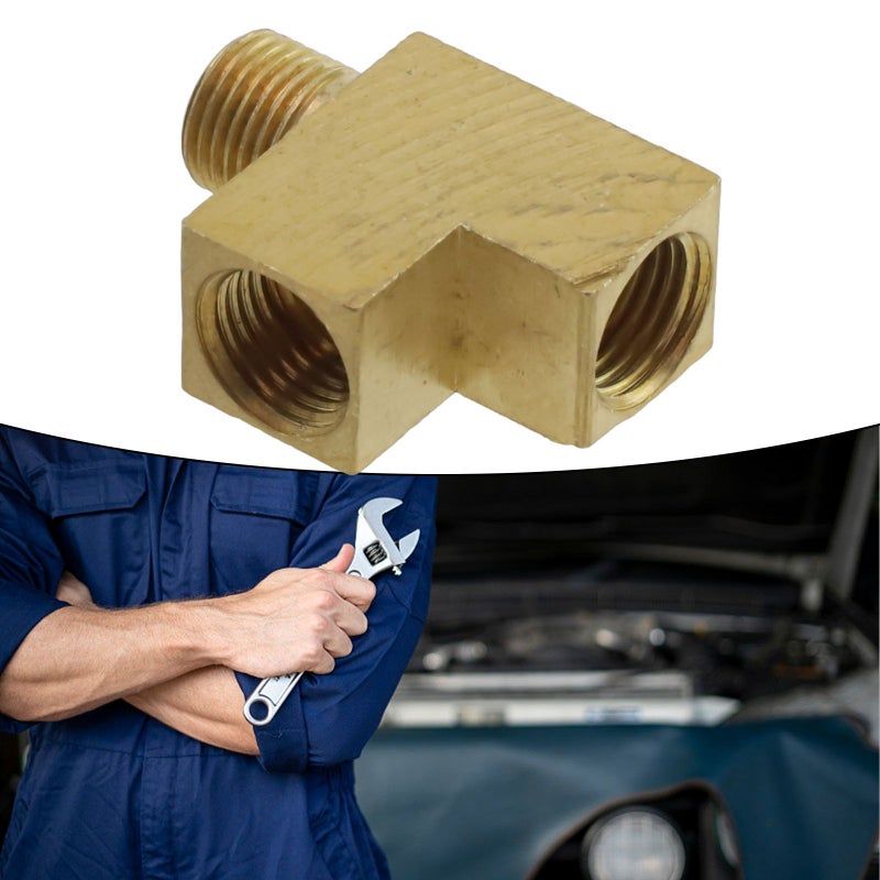 M10X1 T-Type Angle Adapter 1pc For Oil Pressure Sensor And Gauge Connection - Image 5
