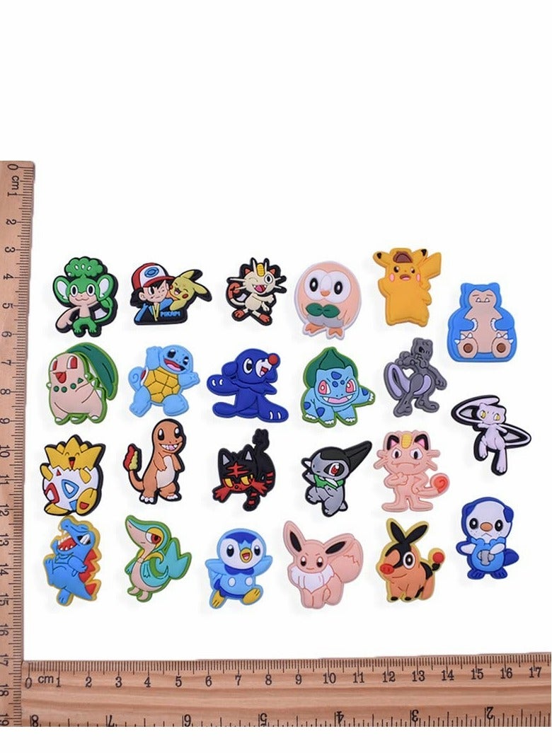 Excefore Shoe Decoration Charms Cartoon Anime, 60 PCS PVC ​Charms Bracelet Wristband for Nurse Men Women Kid Girl Boy, Buckle Party Favors Birthday Gifts - Image 3