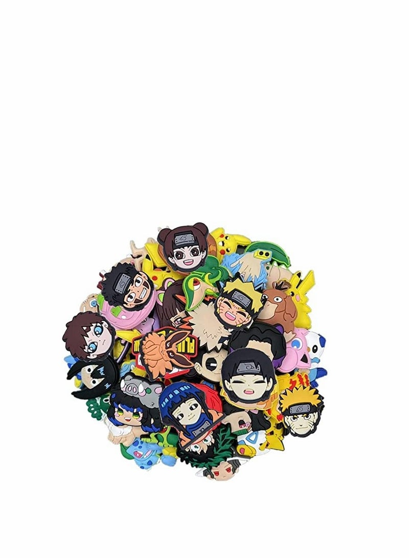 Excefore Shoe Decoration Charms Cartoon Anime, 60 PCS PVC ​Charms Bracelet Wristband for Nurse Men Women Kid Girl Boy, Buckle Party Favors Birthday Gifts - Image 1