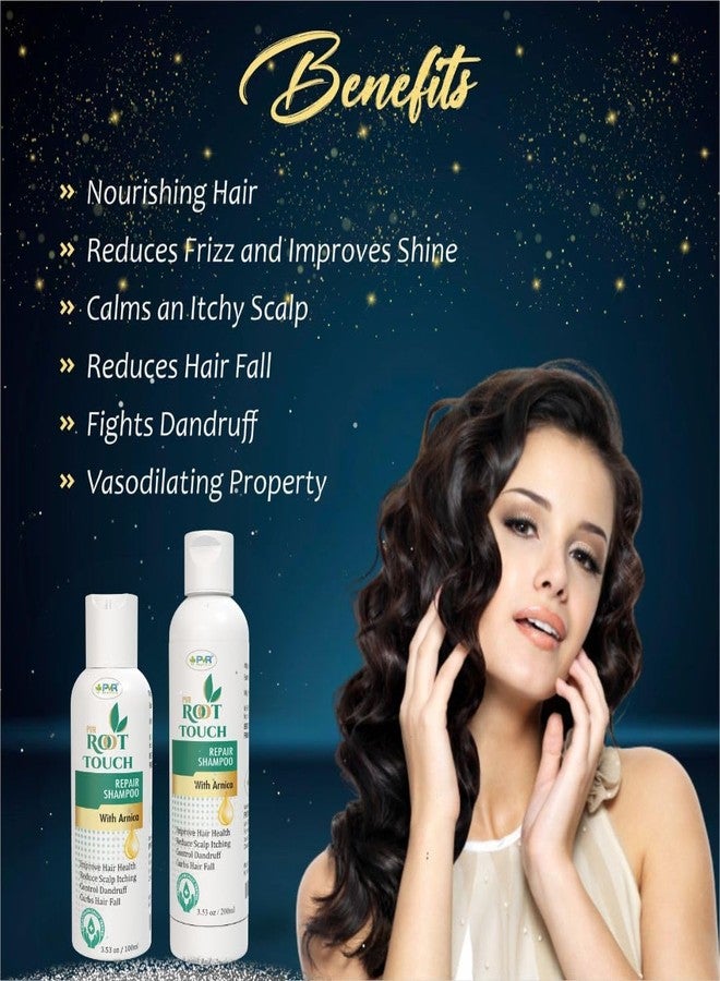 PVR MEDITECH PVR Root Touch Shampoo - Herbal Hair Color & Cleanse | Instant Gray Coverage, Anti-Dandruff & Hair Fall Control | Chemical-Free, Nourishing Formula for Soft & Shiny Root Touch Repair Shampoo (100 ML) - Image 4