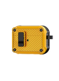 Yellow Airpods Pro2 Protective Shockproof Soft Silicone Protective Case, Protective Earphone Box Bluetooth Earphone Box