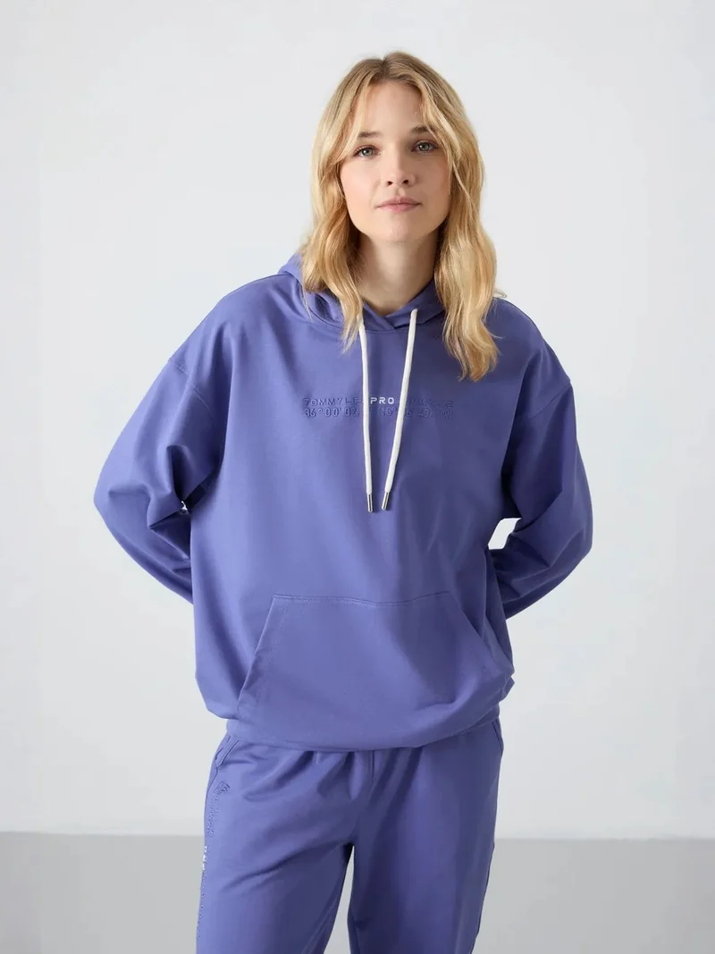 تومي لايف TOMMY Oversized Hooded Sweatshirt And Pants Set