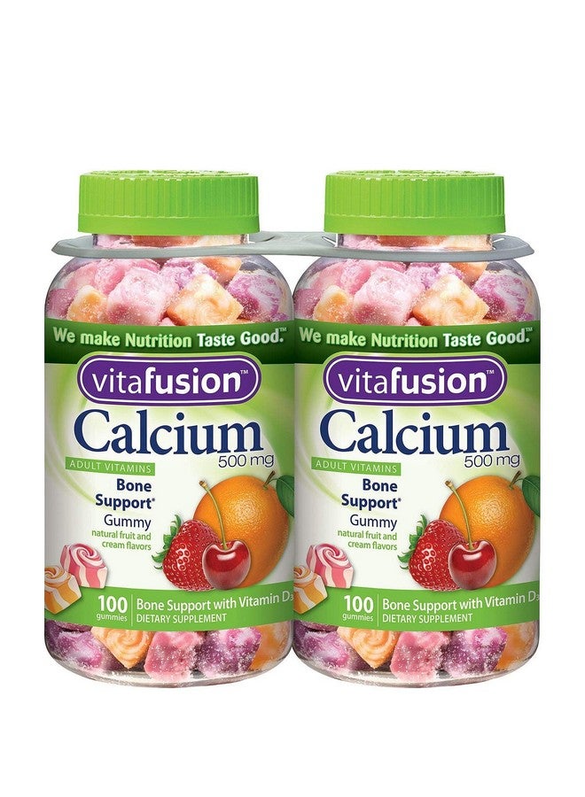 Vitafusion Calcium Gummies, 500 mg (2 Pack, 200 ct.)