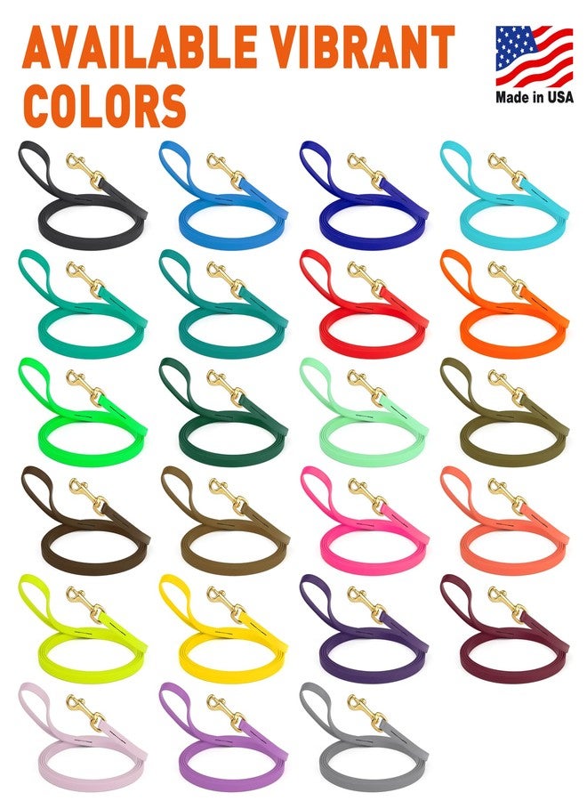 فايبر طوق كلاب فايبر K9 بيوثين المقاوم للماء للتدريب على التتبع، مناسب لكلاب شوتزهوند الرياضية والبحثية - حبل طويل مقاوم للروائح مع مشبك نحاسي صلب، مناسب للجراء المتوسطة والكبيرة، 1/2 بوصة × 15 قدمًا، لون أخضر استوائي - Image 3