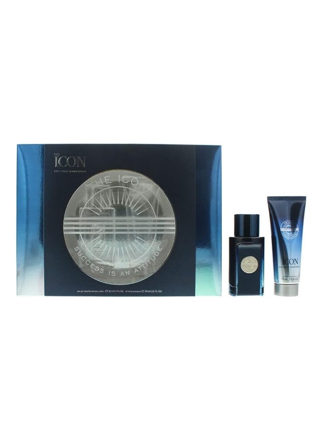 Antonio Banderas Antonio Banderas The Icon For Men Set Edt 50ml + Asb 75ml  - Image 2