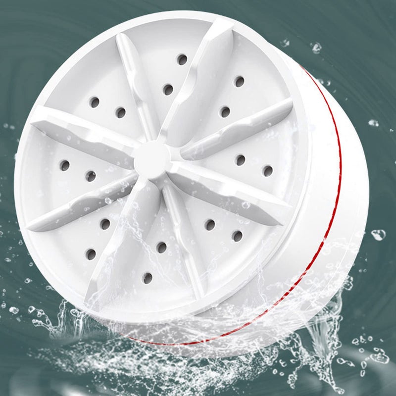 Dpofirs Portable Washing Machine, USB Powered Mini Washing Machine Small Portable Compact Laundry Counter Top Washer30 Mins Washing for Travel Business, Energy and Space Saving - Image 2