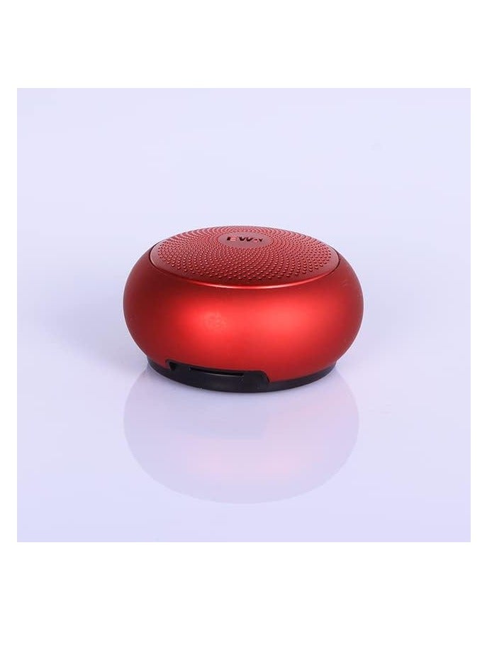 EWA A110 MINI Bluetooth Speaker Portable Metal Wireless Speakers Music Player Strong Sound Card Play Speaker (Red) - Image 1