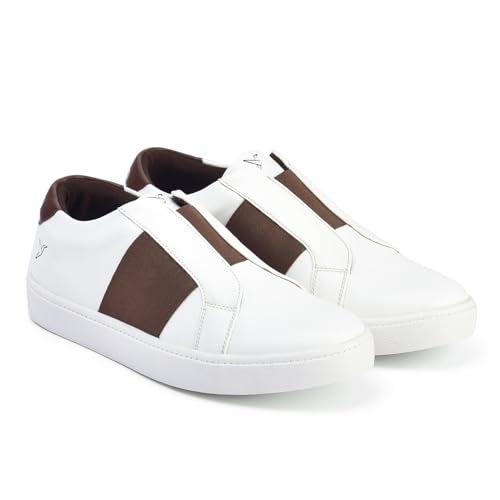 YOHO Tango Women’s Comfortable Casual Slip-On Sneakers (SoS) | Brown - UK 6 - Image 1
