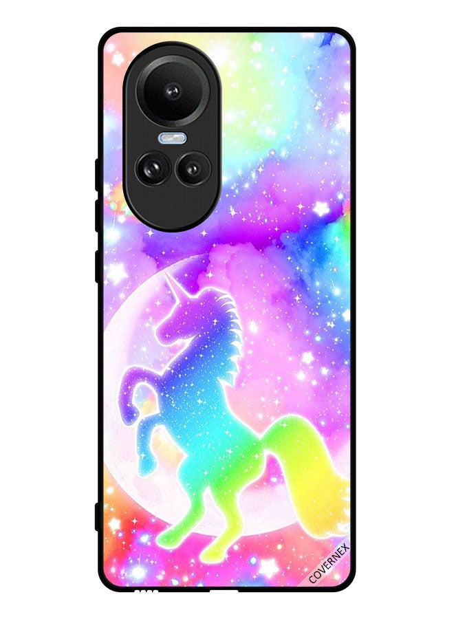 Covernex Protective Case Cover For Oppo Reno10 Rainbow Unicorn - Image 1