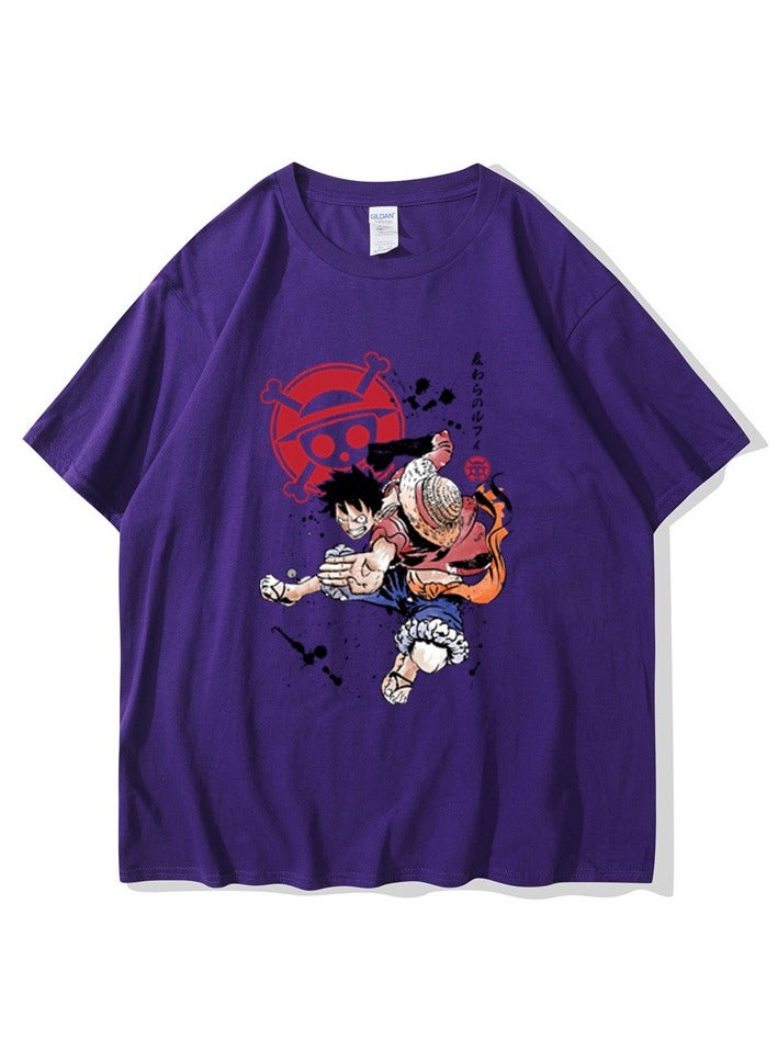 KUYING One Piece Short Sleeved T-Shirt 