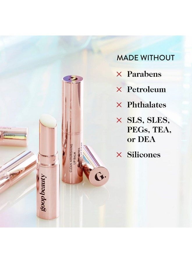 Goop - Lip Balm : Clean Moisturizing Lip Balm For Chapped Cracked Or Dry Lips : Dermatologist Tested : 016 Oz : Paraben And Silicone Free - Image 1