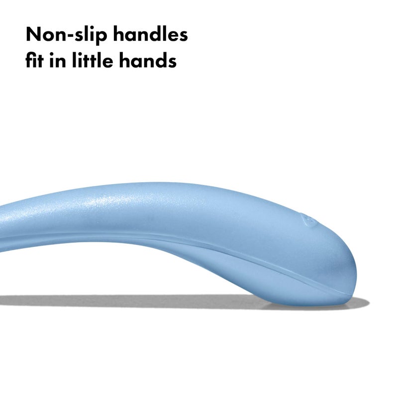 OXO Tot On-The-Go Fork and Spoon Set - Dusk - Image 4