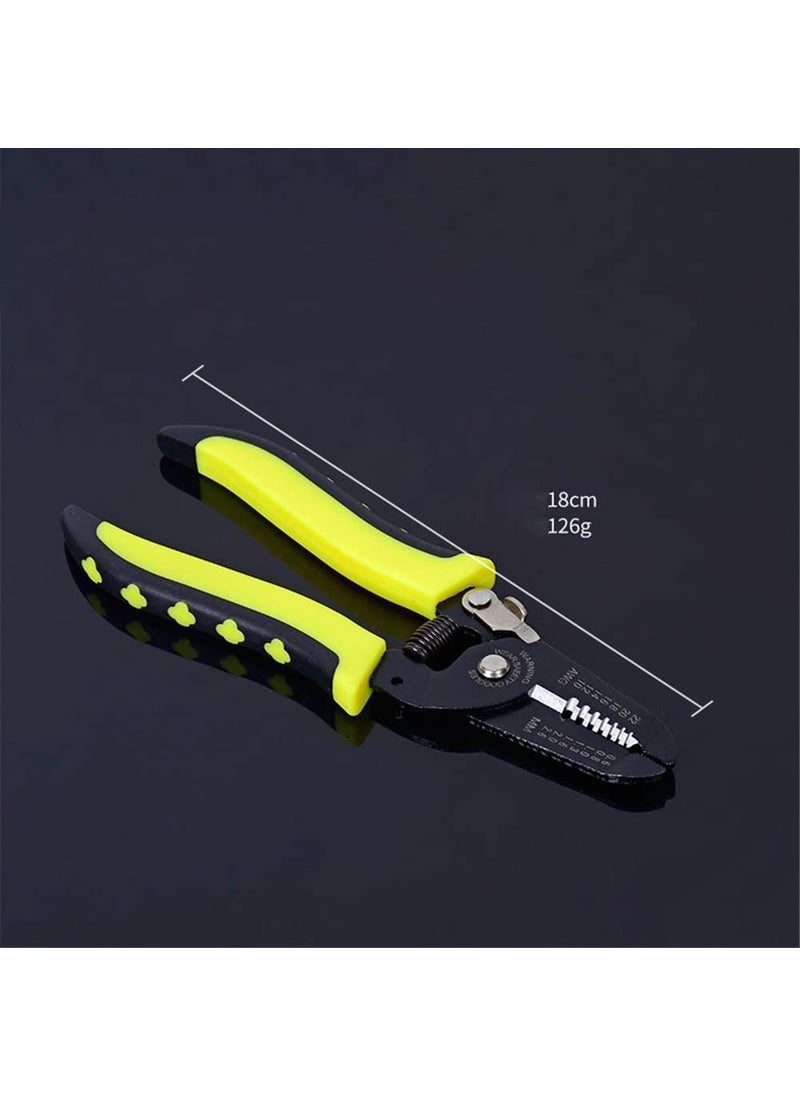 Generic uptodateproducts 7in1 Multi Tool 18cm Wire Stripper Cable Cutting Scissor Stripping Pliers Cutter  - Image 2