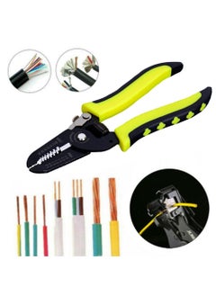 Generic uptodateproducts 7in1 Multi Tool 18cm Wire Stripper Cable Cutting Scissor Stripping Pliers Cutter  - Image 4