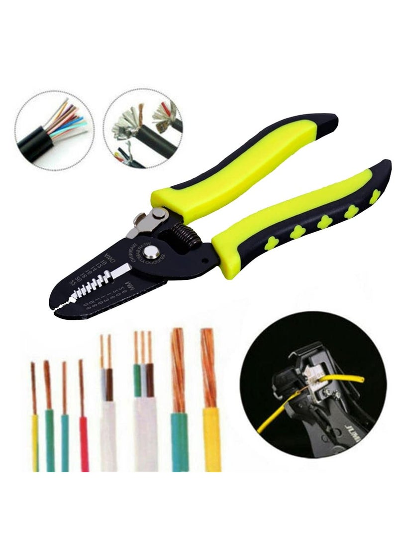 Generic uptodateproducts 7in1 Multi Tool 18cm Wire Stripper Cable Cutting Scissor Stripping Pliers Cutter  - Image 4