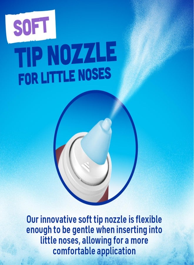 AFRIN Moisturizing Children’s Saline Mist for Everyday Nasal Congestion and Dry Nose, Isotonic Seawater Saline Nasal Rinse with Gentle Mist Soft Tip Nozzle, Drug Free Sinus Rinse for Dry Nose, 5 oz - Image 4