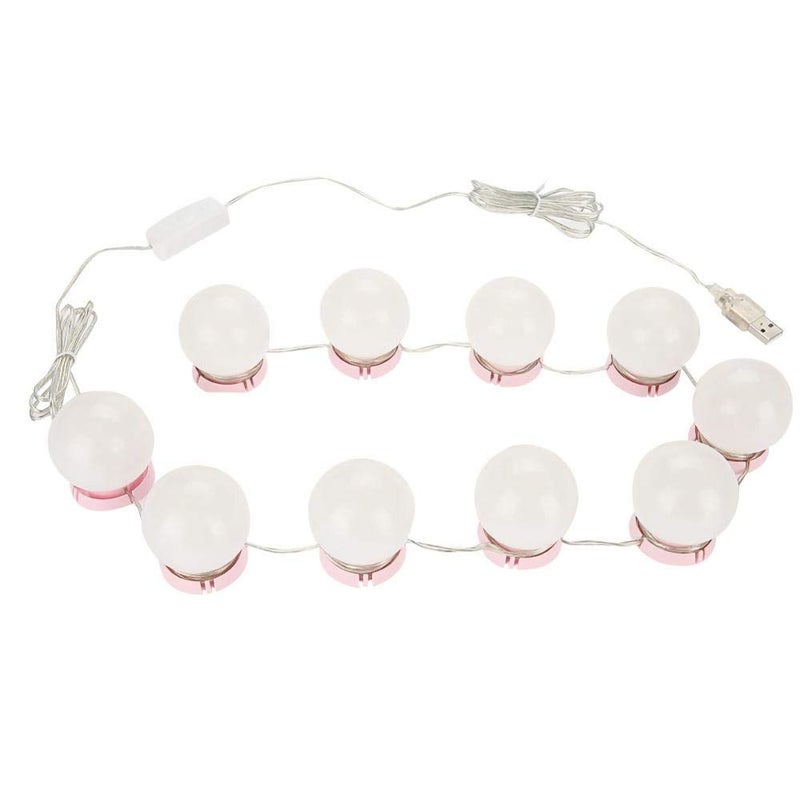 Hollywood style led vanity mirror lights kit with dimmable light bulbs lighting fixture strip for makeup vanity table set in dressing room - Image 1