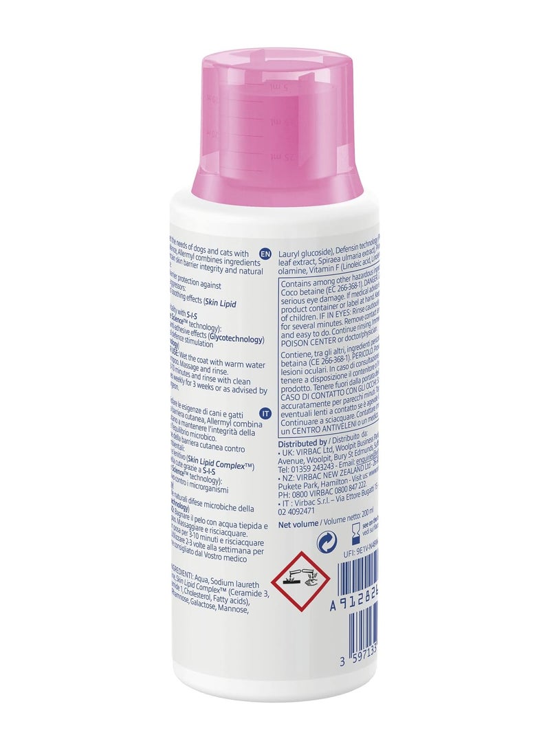 Virbac Allermyl Cat & Dog Shampoo For Sensitive & Itchy Skin - Image 2