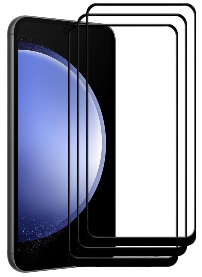ACLIX 3 Pieces Antistatic ESD Dustproof Premium Quality High Definition Tempered Glass Screen Protector Designed For Samsung Galaxy S23 FE - Image 1