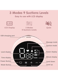 ACPLAY Wearable Breast Pump, Hands-Free & Cordless, 3 Modes, 9 Suction Levels, LCD Display, Memory Function, BPA-Free & Eco-Friendly, Easy to Clean, Great Value  - Image 4