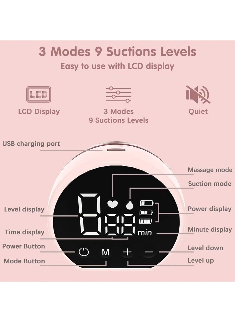 ACPLAY - Wearable Breast Pump, Hands-Free & Cordless, 3 Modes, 9 Suction Levels, LCD Display, Memory Function, BPA-Free & Eco-Friendly, Easy to Clean, Great Value - Image 1