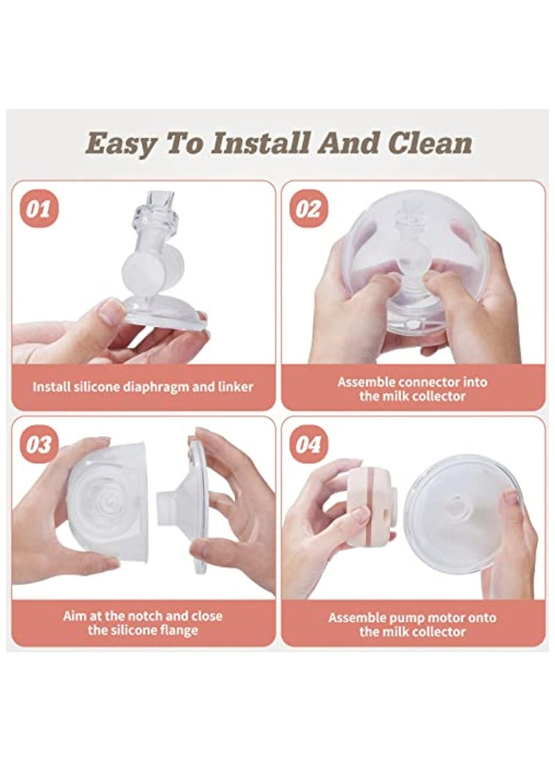 ACPLAY - Wearable Breast Pump, Hands-Free & Cordless, 3 Modes, 9 Suction Levels, LCD Display, Memory Function, BPA-Free & Eco-Friendly, Easy to Clean, Great Value - Image 1