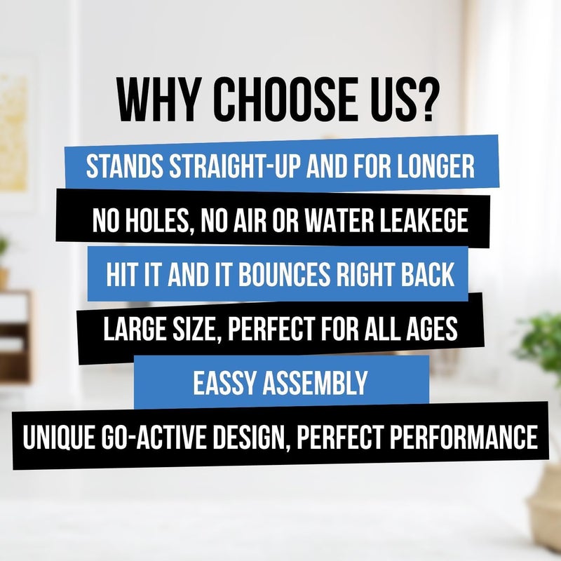 Atlasonix Punching Bag for Kids 8-12 - Punching Bag for Kids, | Blow Up Boxing Bag, Fun Punch, Toy & Gifts for Boys and Girls, Fun Active Game Birthday Gift - Image 3