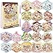 Aifong 20 Sets DIY 3D Sticker Scene Collection Book DIY 3D House Stickers Make Your Own Sticker Therapy Cute Cartoon Stickers Scenes for Relief Stress Pass The Time - Image 3