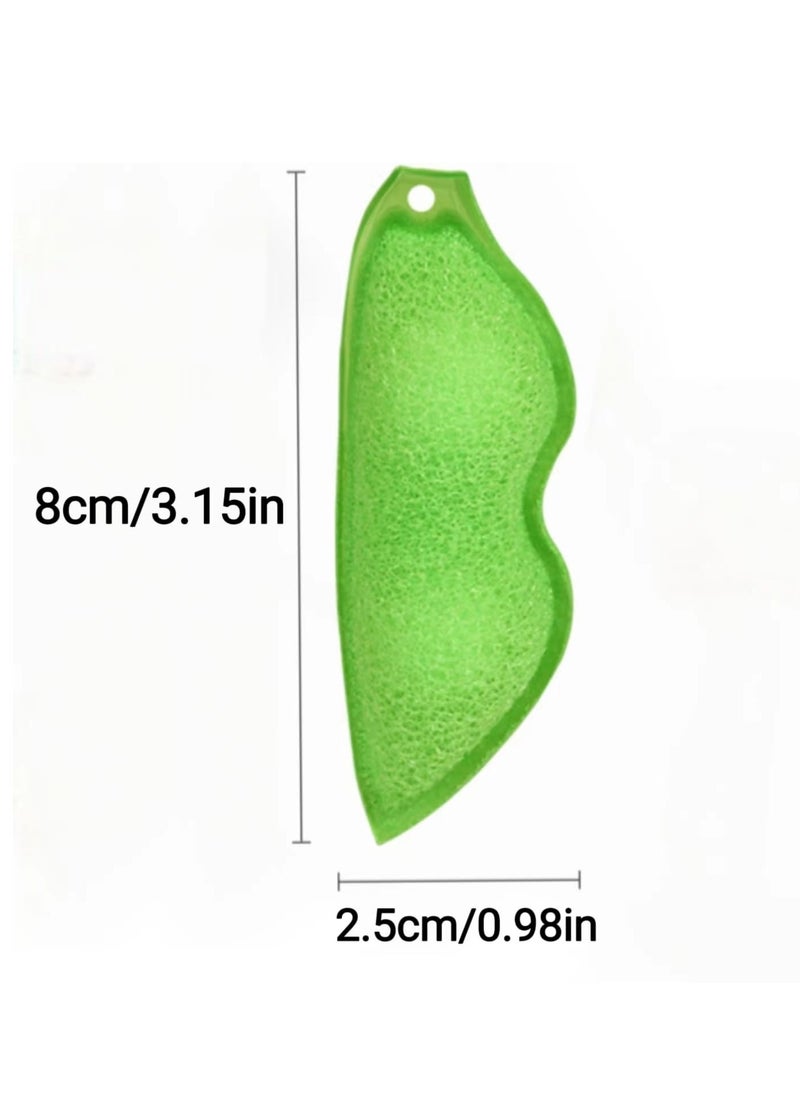 KASTWAVE - Magic Beans Bottle Cleaning Sponges - Reusable Sponge for Narrow Mouth Bottles, Efficient Internal Cleaning, Beans-Shaped Design - Image 1