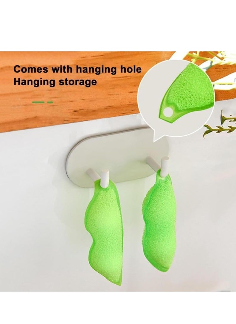 KASTWAVE - Magic Beans Bottle Cleaning Sponges - Reusable Sponge for Narrow Mouth Bottles, Efficient Internal Cleaning, Beans-Shaped Design - Image 1