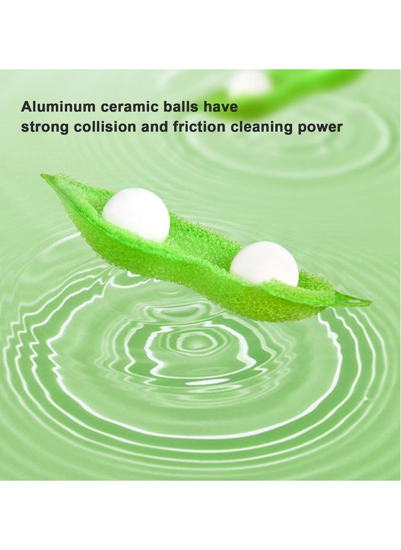 KASTWAVE - Magic Beans Bottle Cleaning Sponges - Reusable Sponge for Narrow Mouth Bottles, Efficient Internal Cleaning, Beans-Shaped Design - Image 1