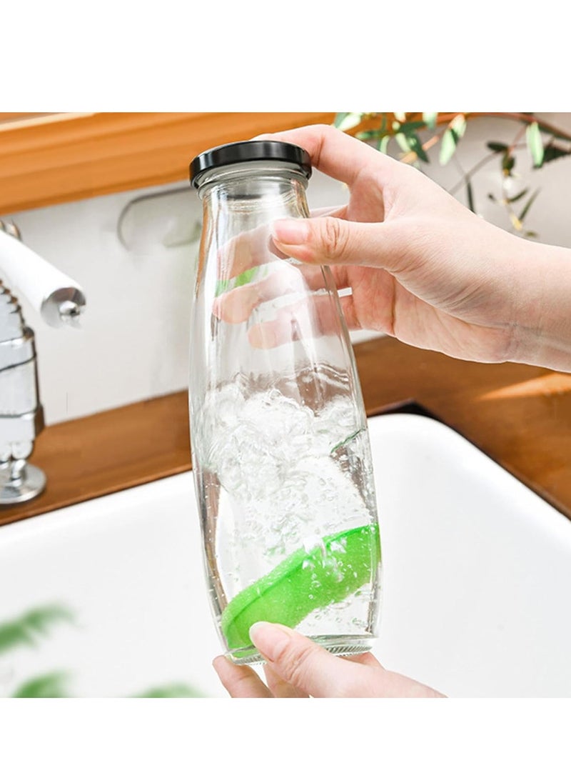 KASTWAVE - Magic Beans Bottle Cleaning Sponges - Reusable Sponge for Narrow Mouth Bottles, Efficient Internal Cleaning, Beans-Shaped Design - Image 1