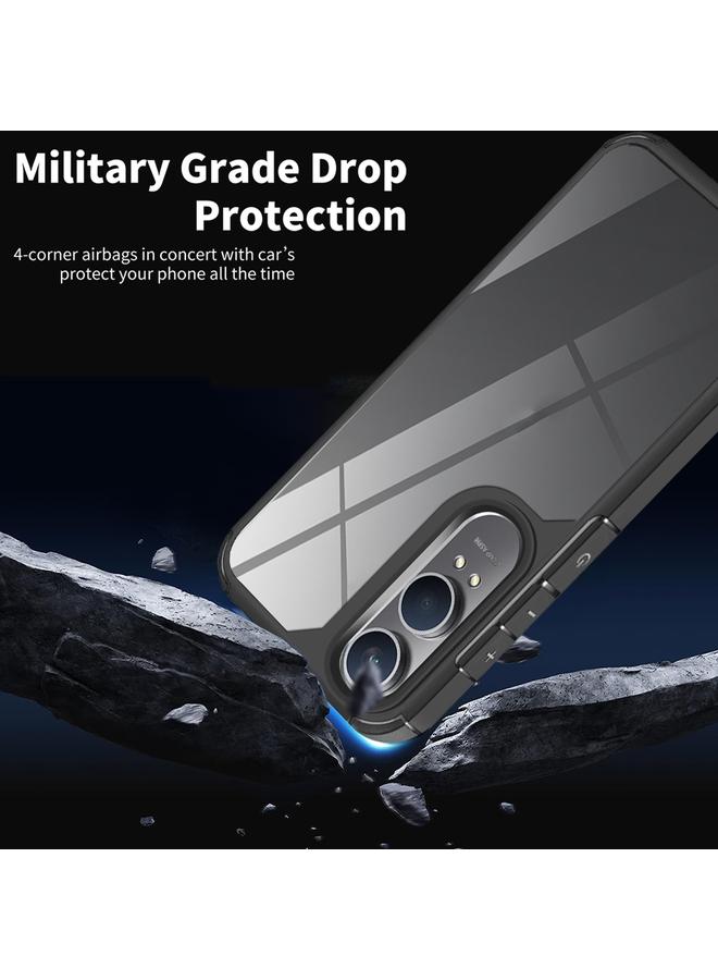 اس-توب جراب لهاتف OnePlus Nord CE4 Lite، جراب شفاف مقاوم للصدمات من مادة الأكريليك والبولي يوريثان الحراري - Image 4