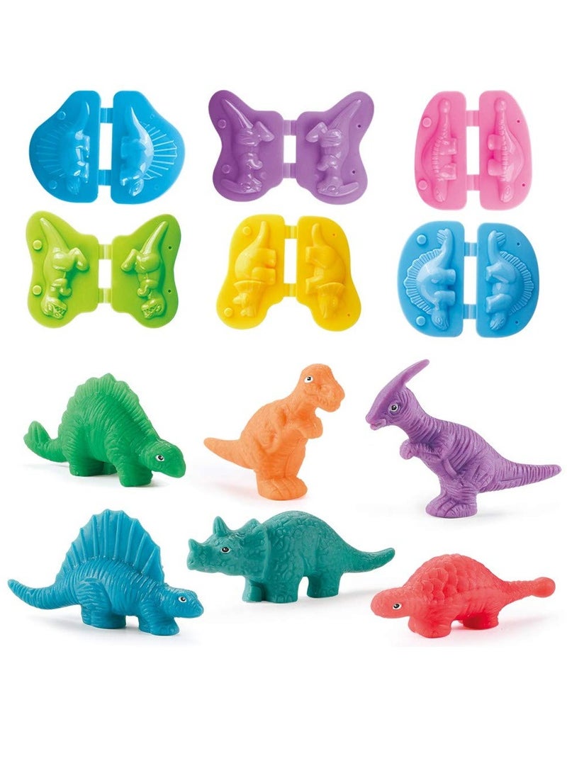 Color Dough Toys Dough Accessories Set Creations Tools for Kid 2-4-8 Years (Dinosaurs World) - Image 1