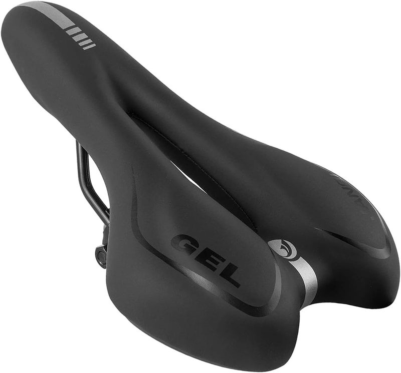 Moocci Comfortable MTB Gel Seat Mountain Bike Saddle MTB Saddle Mountain Bike Seat Gel Bikes Seats Breathable & Soft & Waterproof Bike Saddle Cushion for Men and Women - Image 1