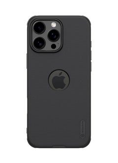 Nillkin Nillkin Super Frosted Shield Pro cover case for iphone 16 Pro Max with logo cutout - Black  - Image 3