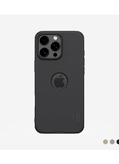 Nillkin Nillkin Super Frosted Shield Pro cover case for iphone 16 Pro Max with logo cutout - Black  - Image 4