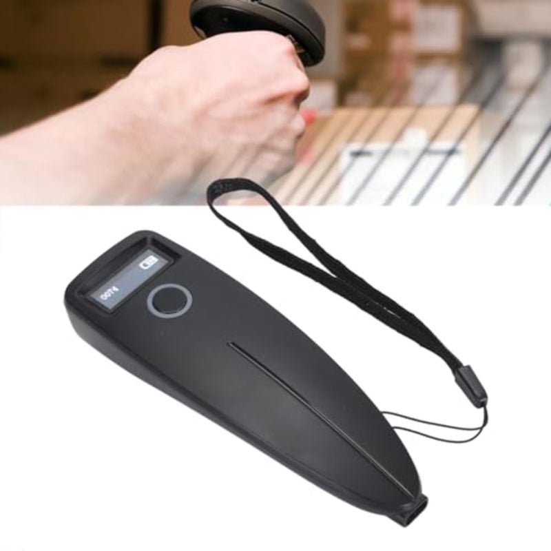 Wireless Mini Barcode Reader, Lightweight 2D 1D Barcode Scanner Bluetooth/ 2.4G/ Wired USB Three Mode Connection, QR Code Scanner Supports Cell Phone Screen Reading - Image 4