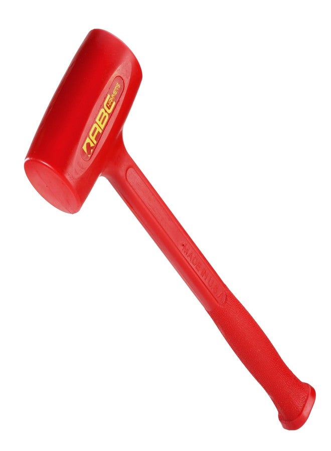 ABC HAMMERS Dead Blow Hammer - 45 oz. USA Made Polyurethane Hammer with Steel Reinforced Handle & 14.38" Overall Length - ABC3DB - Image 1