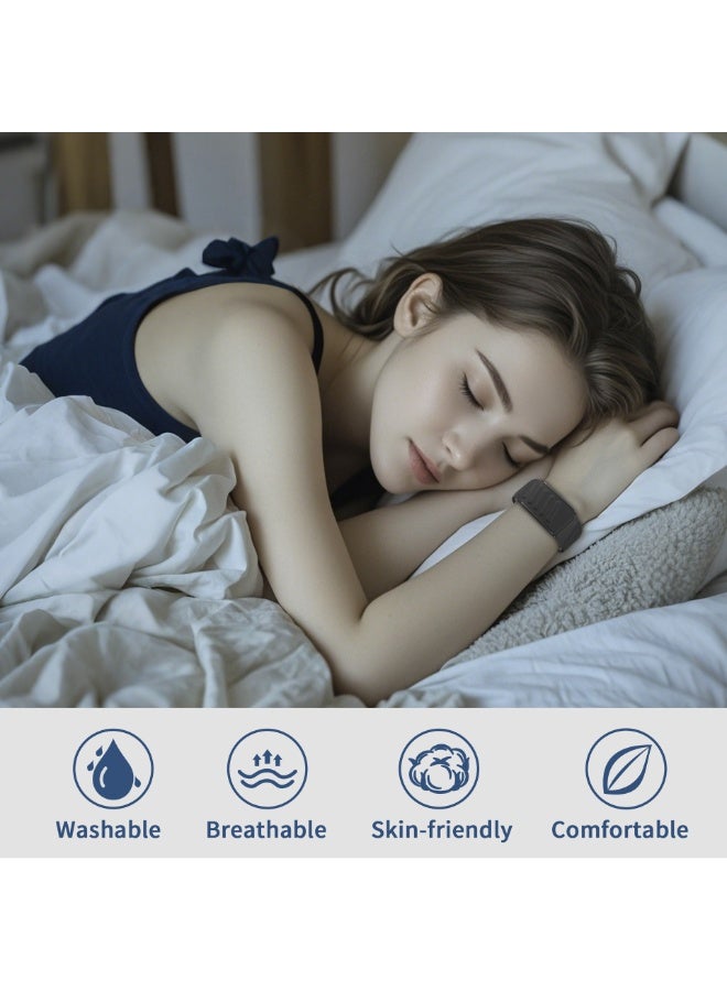 Comfort Durable Silicone Wristband Compatible with Whoop 4.0 Band, Adjustable Soft Strap for Whoop 4.0 Fitness Tracker, Waterproof and Sweatproof, Soft and Flexible for Men & Women - Image 5