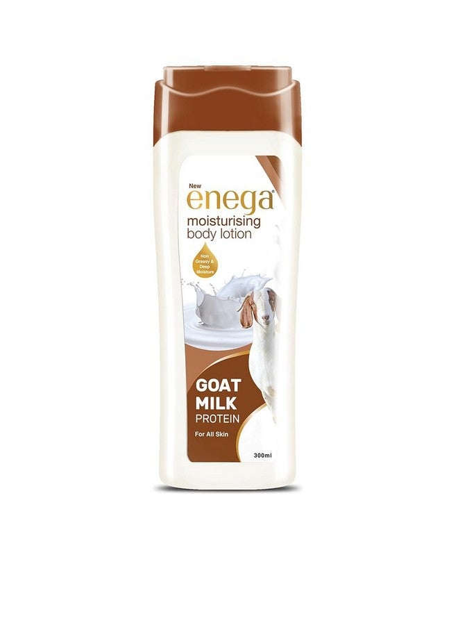 Enega Goat Milk Protein For All Skin Non Grassy & Deep Nourish Moisturizing Body Lotion for Men & Women - Pack of 3(100 ML,300 ML,500 ML) - Image 2