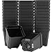 ZEONHAK ZEONHAK 100 Pack 2.7 Inches Square Nursery Pot, Plastic Nursery Pots with Drainage Hole for Seedlings, Succulents,  - Image 2