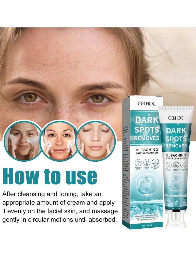 EELHOE - Freckle Whitening Cream, Remove Dark Spots, Melanin Pigmentation, Anti Aging, Brighten Melasma Lotion, Improve Melasma - Image 1