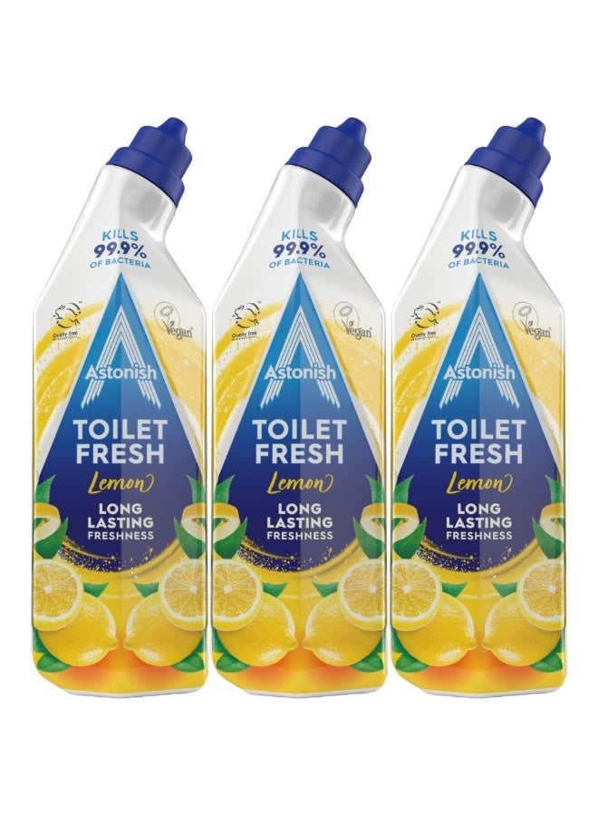 Astonish منظف مرحاض أستونش برائحة الليمون 750 مل - عبوة من 3 - Image 1