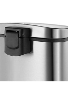 EKO Fingerprint Resistant Soft Closing Stainless Steel Step Bin Silver 9 L EK9209MT-9L  - Image 2
